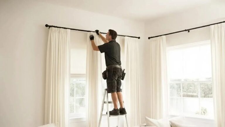 curtain fitting